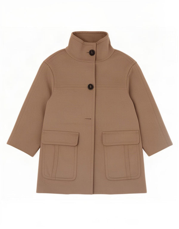 Cappotto Zara da donna UK 14 in lana grigio medio