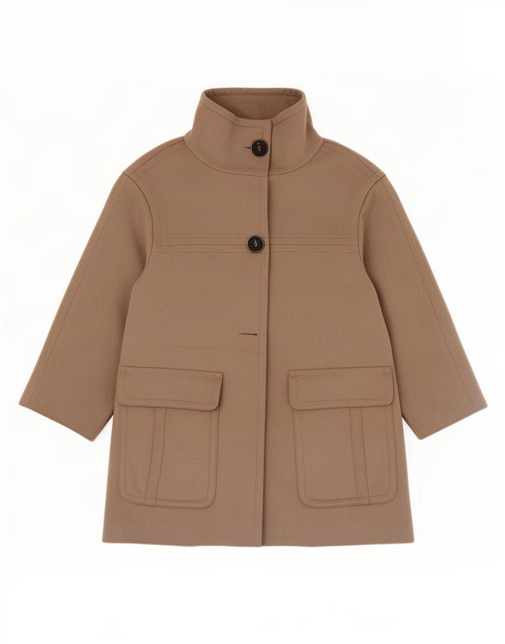 Cappotto Zara da donna UK 14 in lana grigio medio