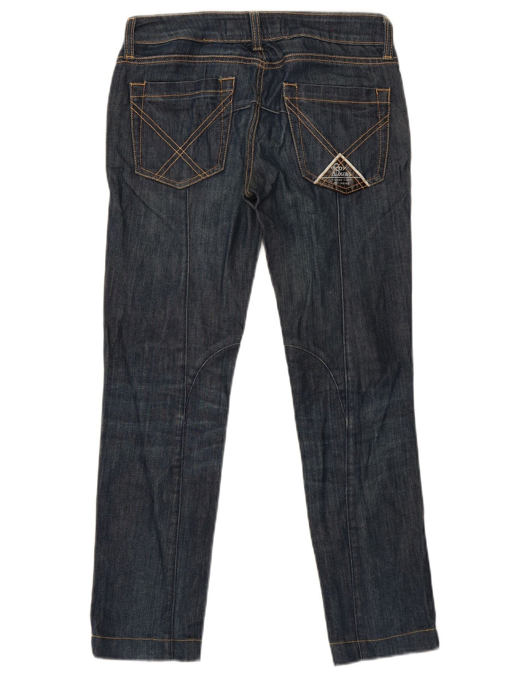 Jeans slim da donna Roy Rogers W24 L28 cotone blu navy