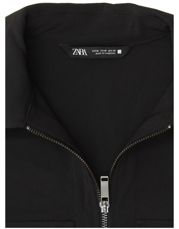 Camicia ZARA Uomo Media Nera Poliestere