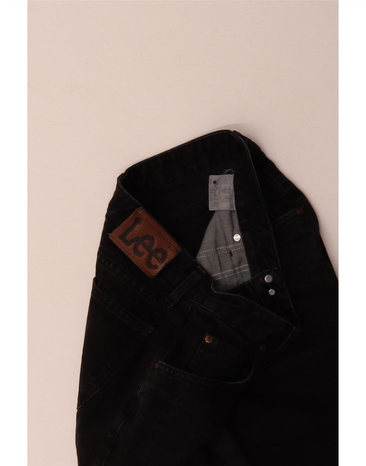 Jeans dritti da donna Lee W29 L26 cotone nero