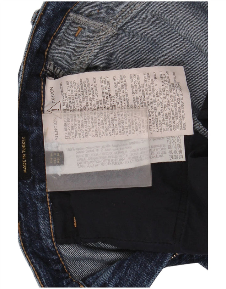 Jeans dritti da donna Massimo Dutti EU 36 XS W26 L30 Cotone blu