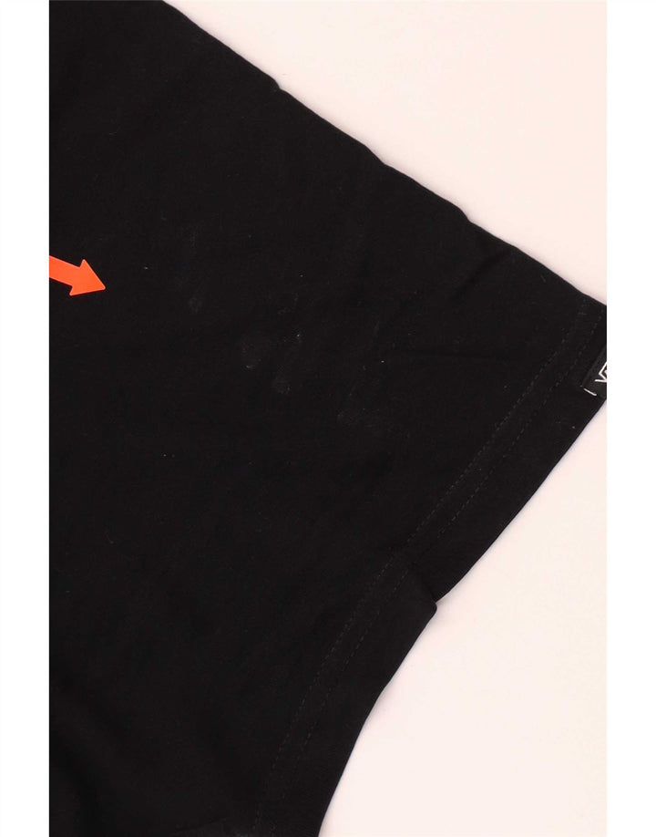 T-shirt grafica personalizzata da uomo Vans XL XL in cotone nero