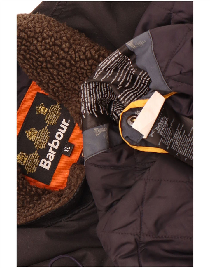 Giacca da uomo in cotone cerato Barbour UK 42 XL cotone nero