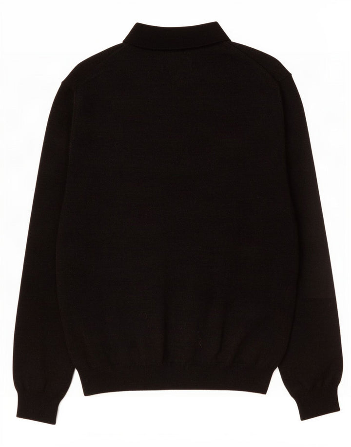 Maglione da uomo Marks & Spencer con collo alto, grande, in acrilico grigio