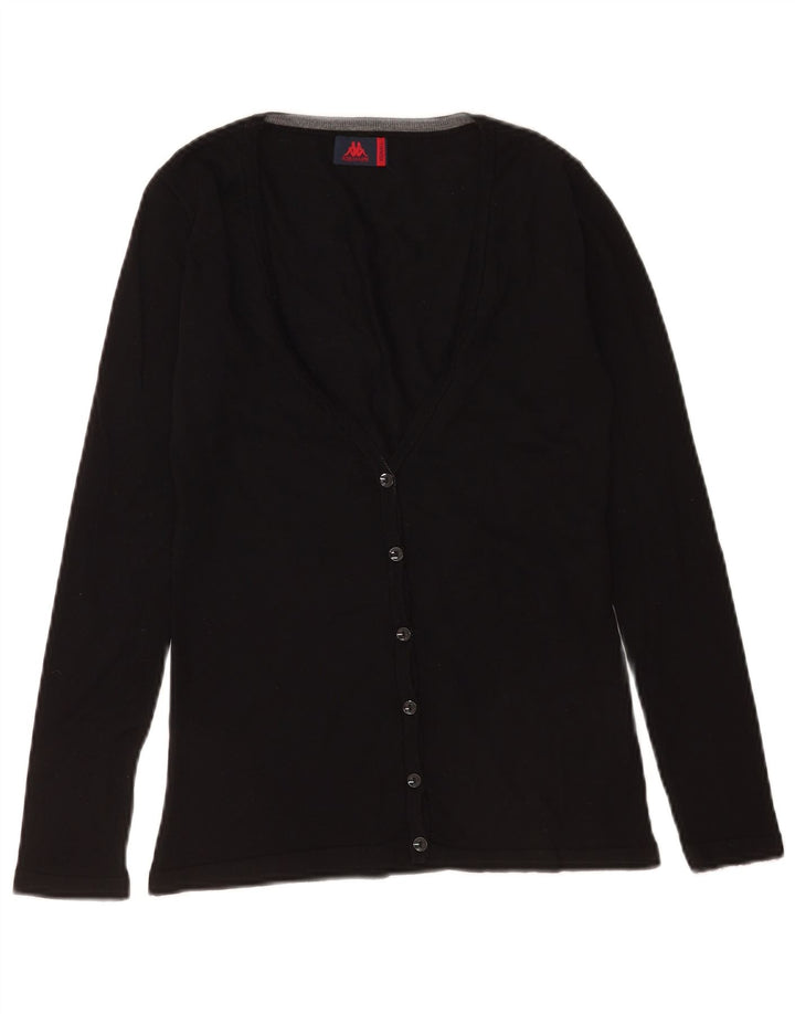 Maglione cardigan da donna Kappa UK 6 XS lana nera
