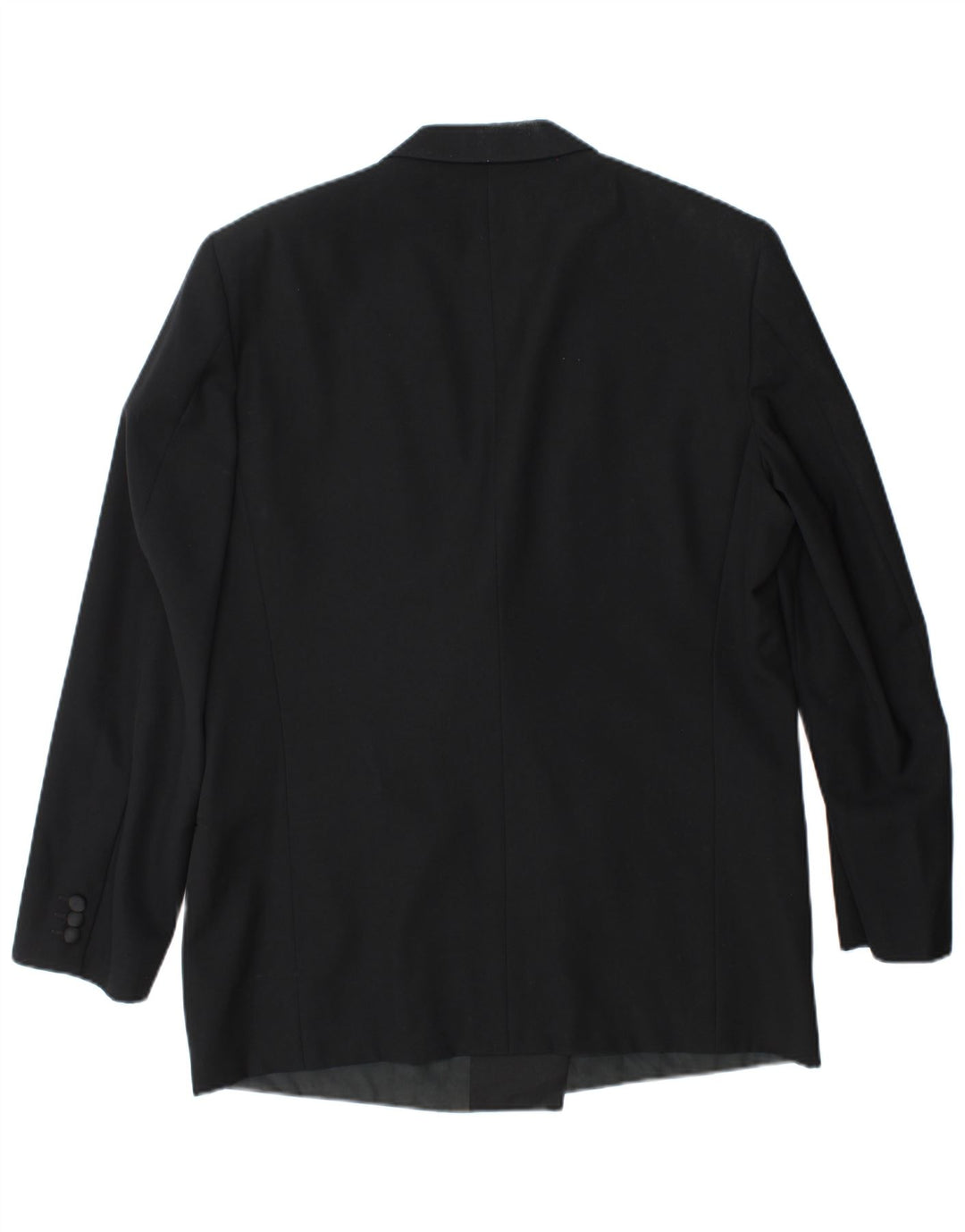 Egon Von Furstenberg Uomo UK 40 Large W32 L32 Lana Vergine Nera