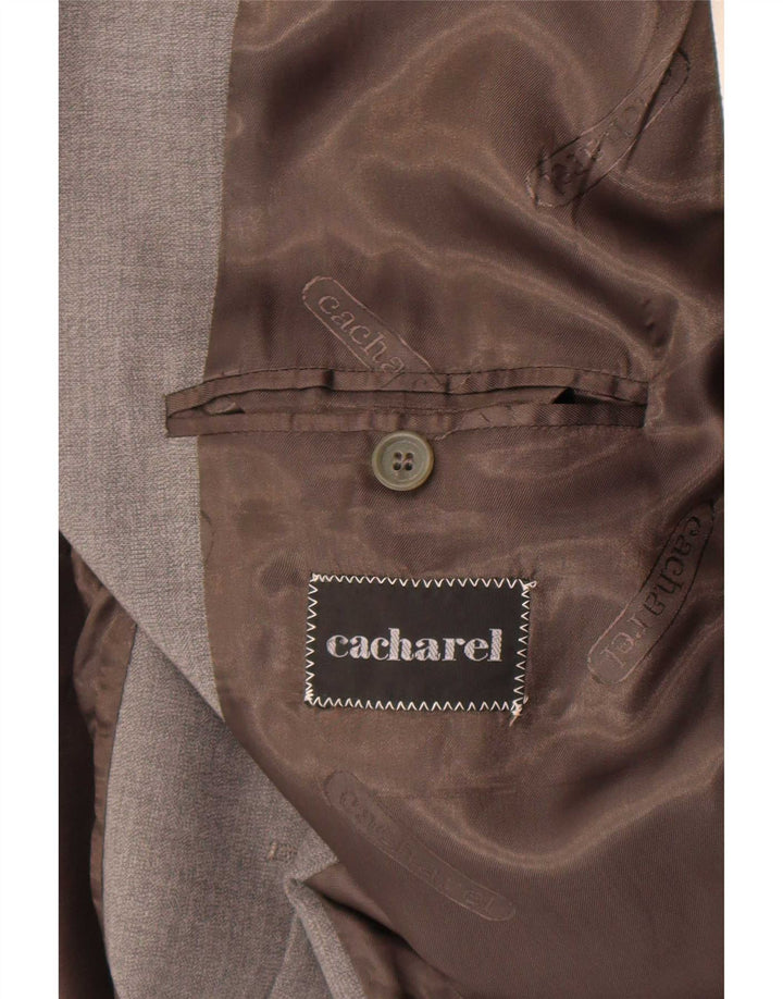 Giacca blazer da uomo a 2 bottoni Cacharel UK 38 Grigio medio