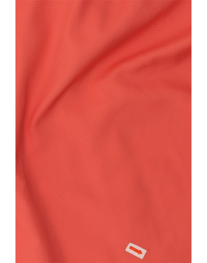 EDDIE BAUER Mens Big & Tall Short Sleeve Shirt XL Pink Polyester