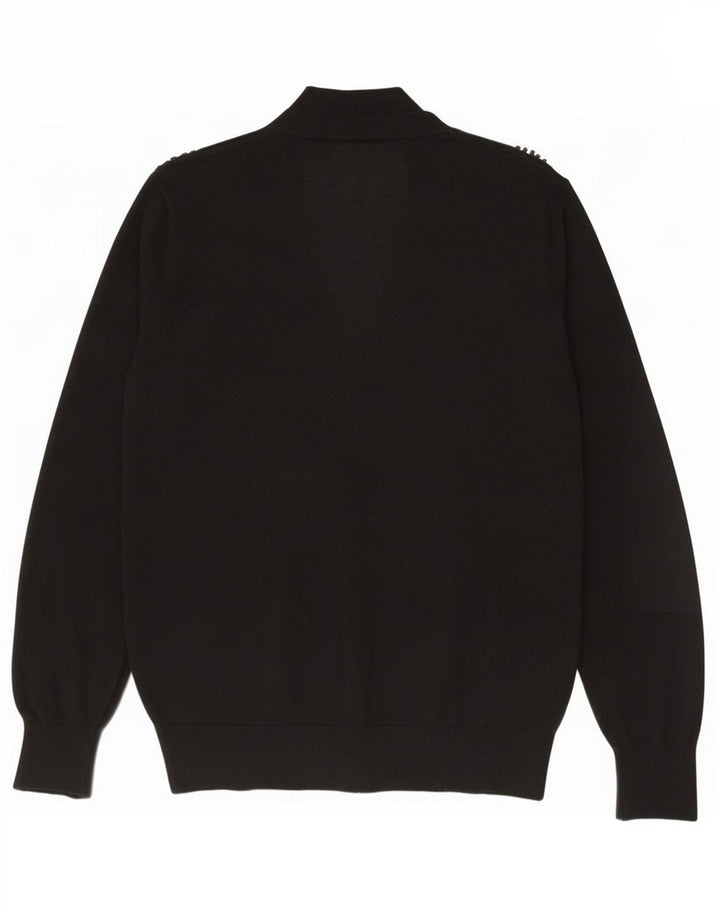 Maglione cardigan da uomo Zara XL acrilico nero