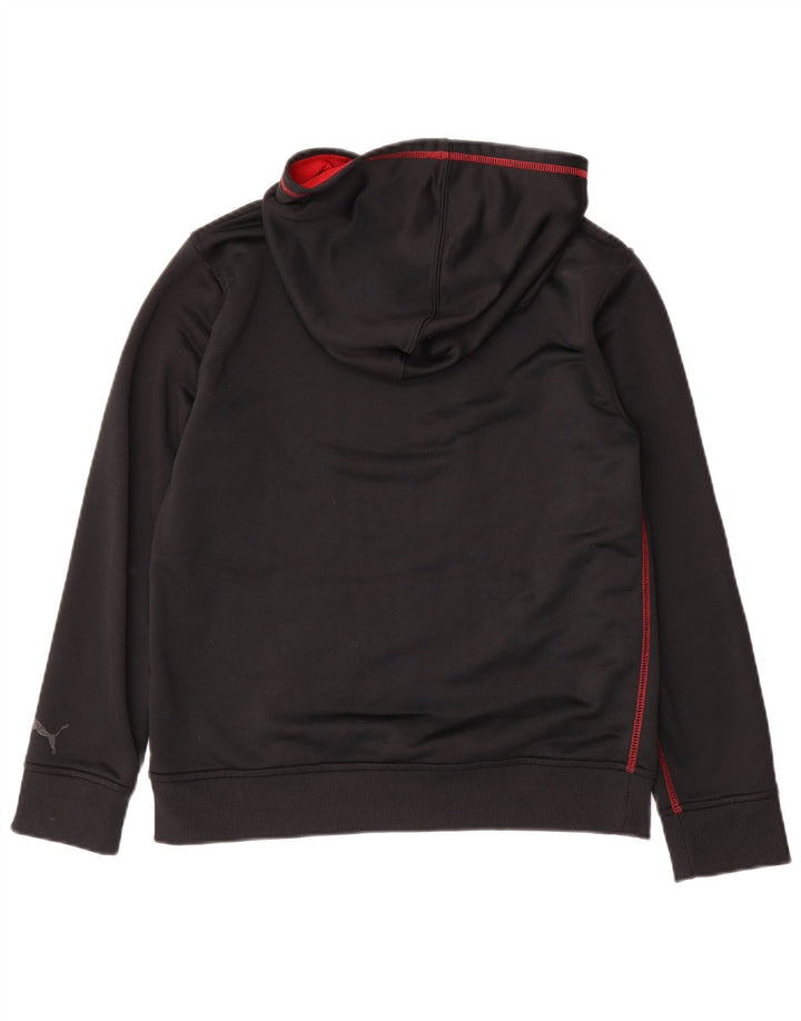 Felpa con cappuccio grafica da ragazzo Puma 14-15 anni grande poliestere nero