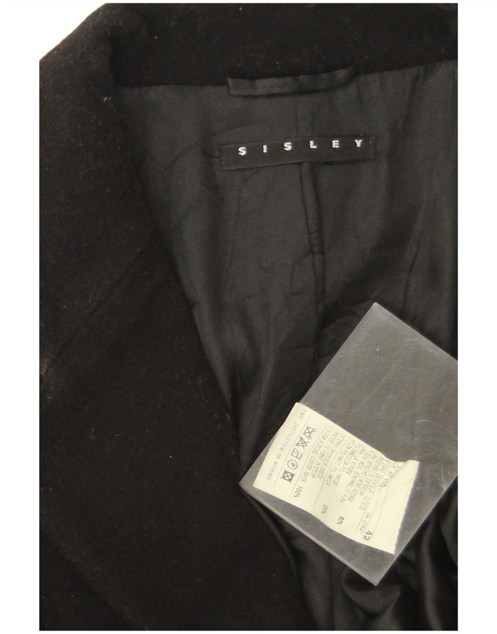 Soprabito Donna Sisley IT 42 Medio Nero Lana Vergine