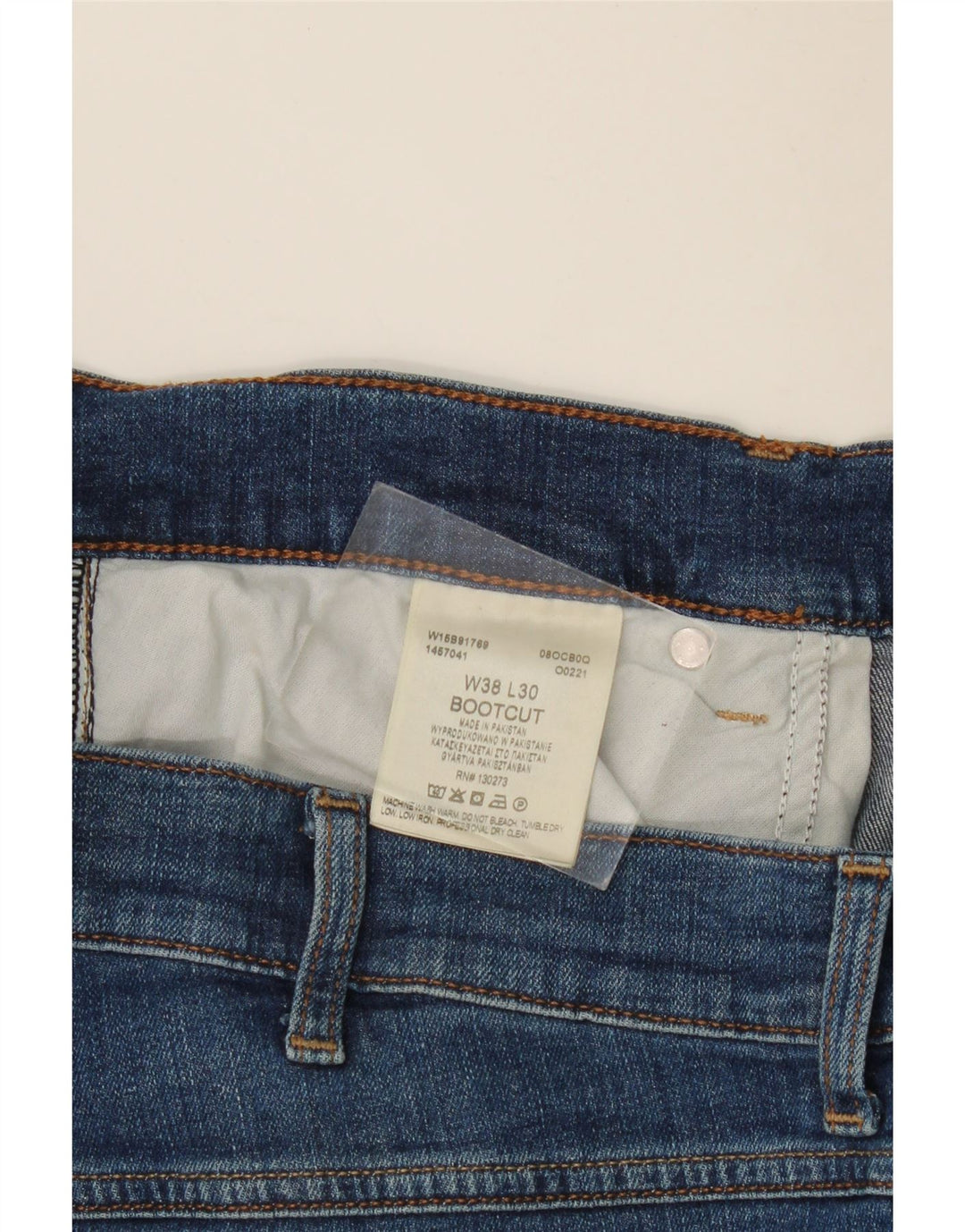 Jeans bootcut da uomo WRANGLER W38 L30 cotone blu