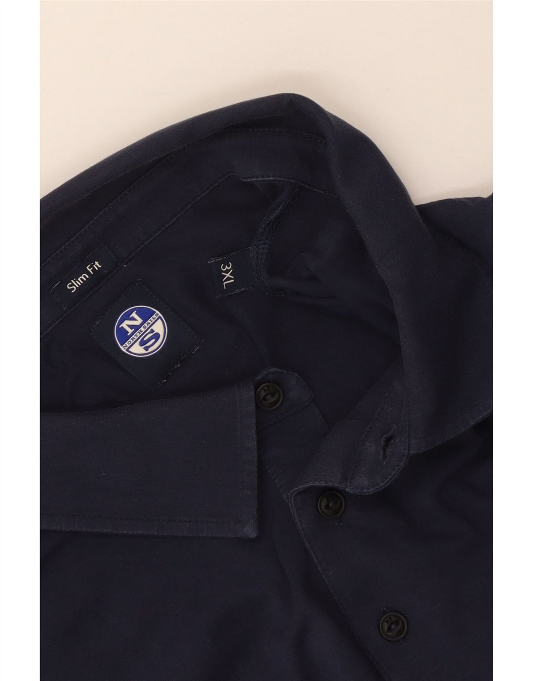 Polo da uomo slim fit North Sails 3XL blu navy