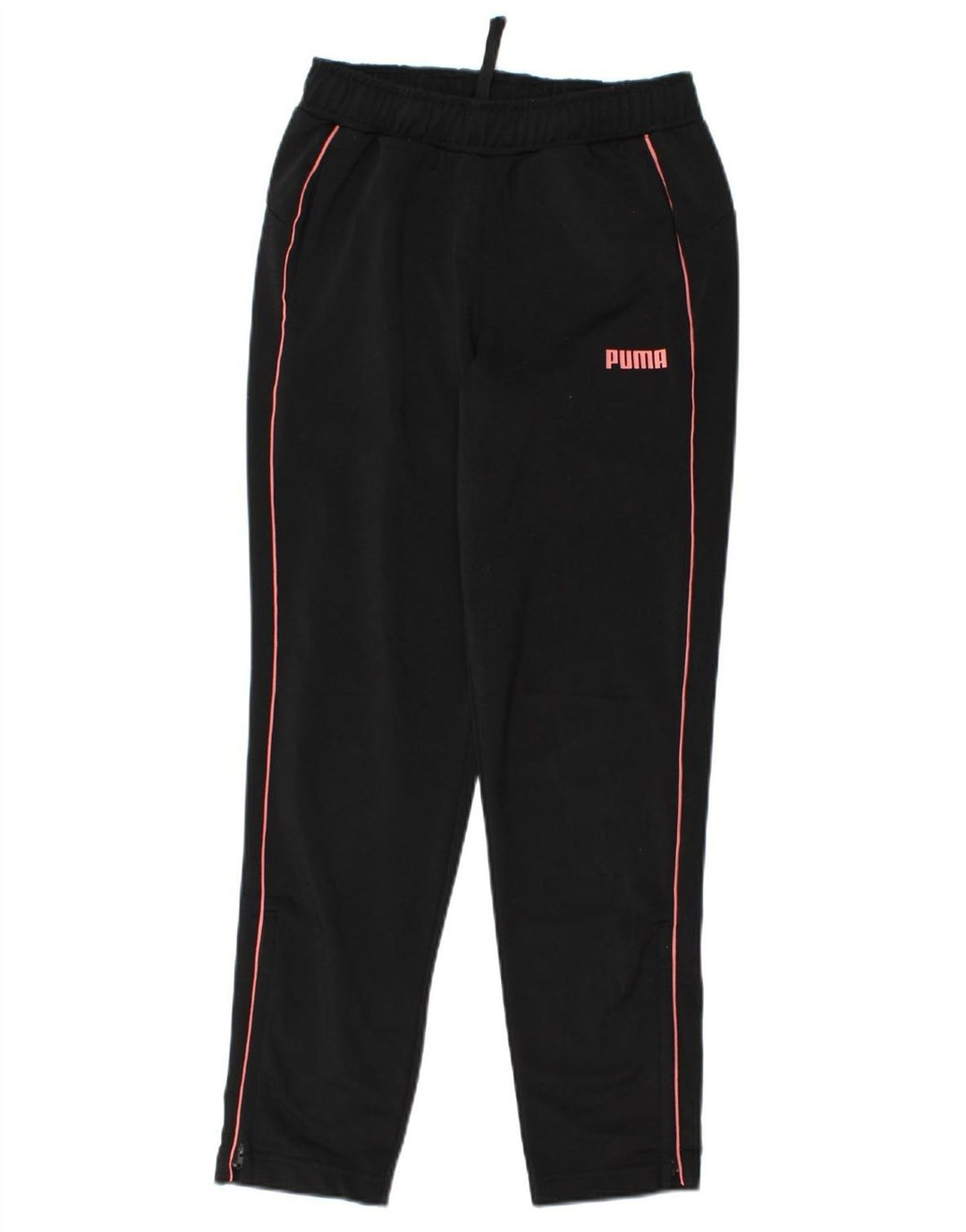 PUMA Girls Tracksuit Trousers 11-12 Years Black