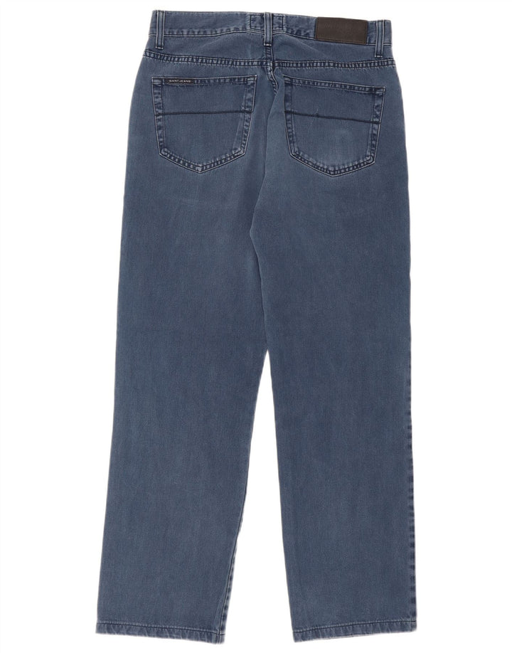 Jeans dritti da uomo GANT W32 L31 Blu