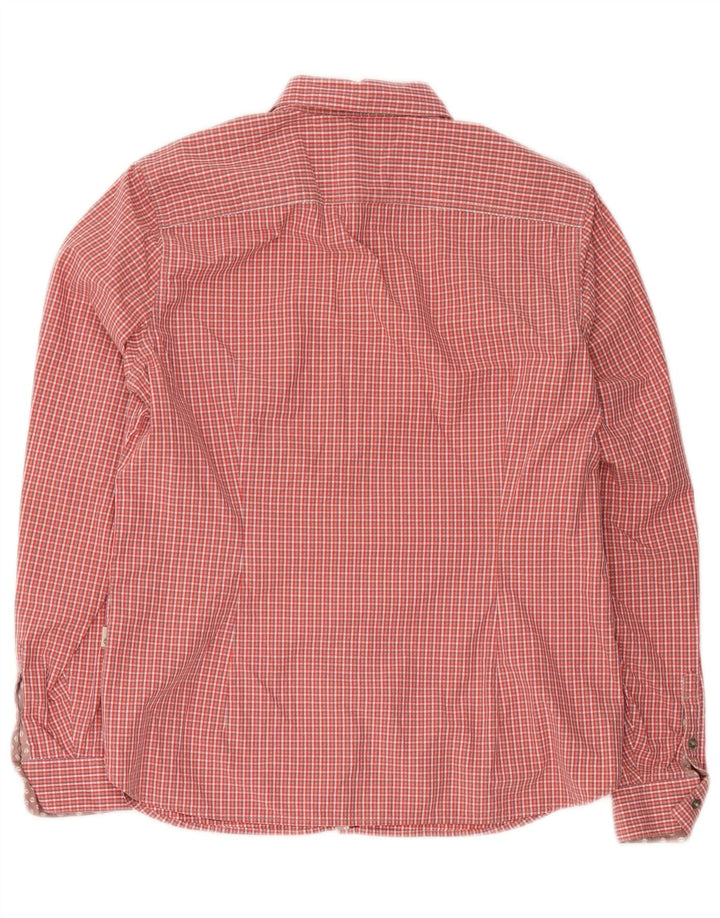 Camicia slim fit da donna Timberland EU 42 Large Red Gingham Cotton