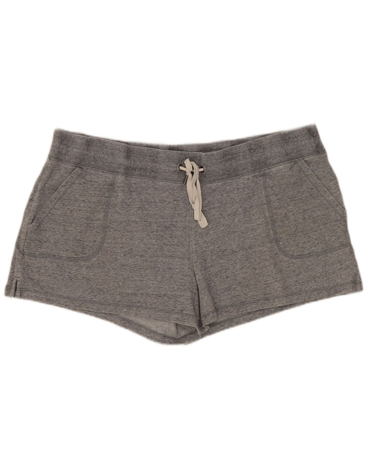 Pantaloncini sportivi da donna EDDIE BAUER UK 18 XL Cotone chiazzato grigio