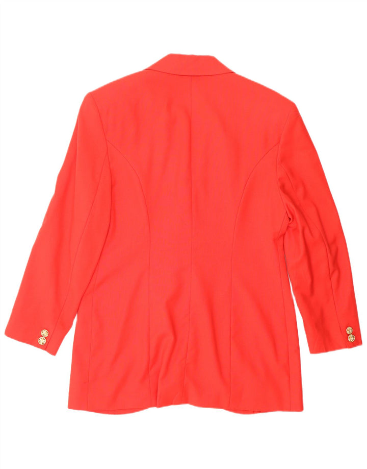 Set gonna da donna in 2 pezzi a 2 bottoni VINTAGE IT 44 medio W26 lana rossa