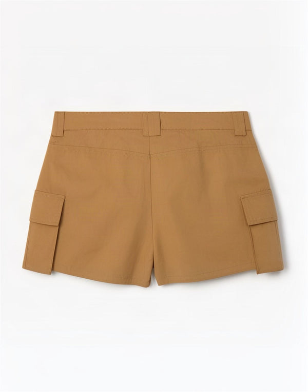 Pantaloncini cargo Zara da donna medi W28 poliestere beige