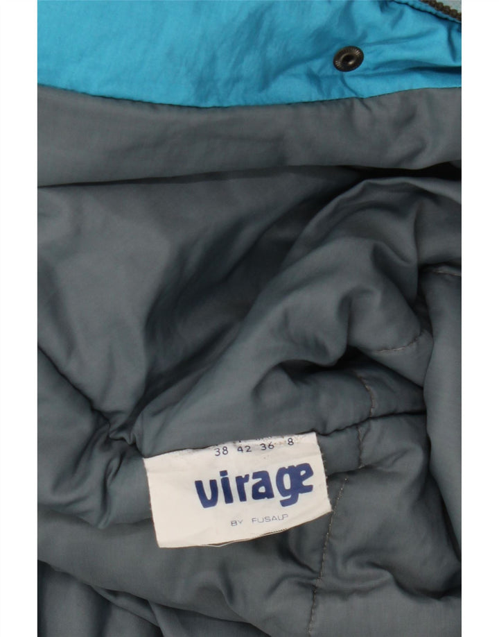 Giacca a vento da donna con motivo astratto VINTAGE IT 42 Blu medio