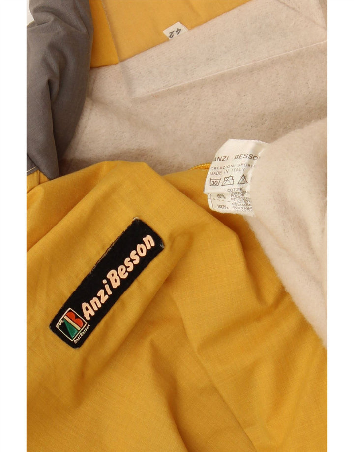 Giacca a vento da donna Anzi Besson IT 42 Medium Yellow Colourblock