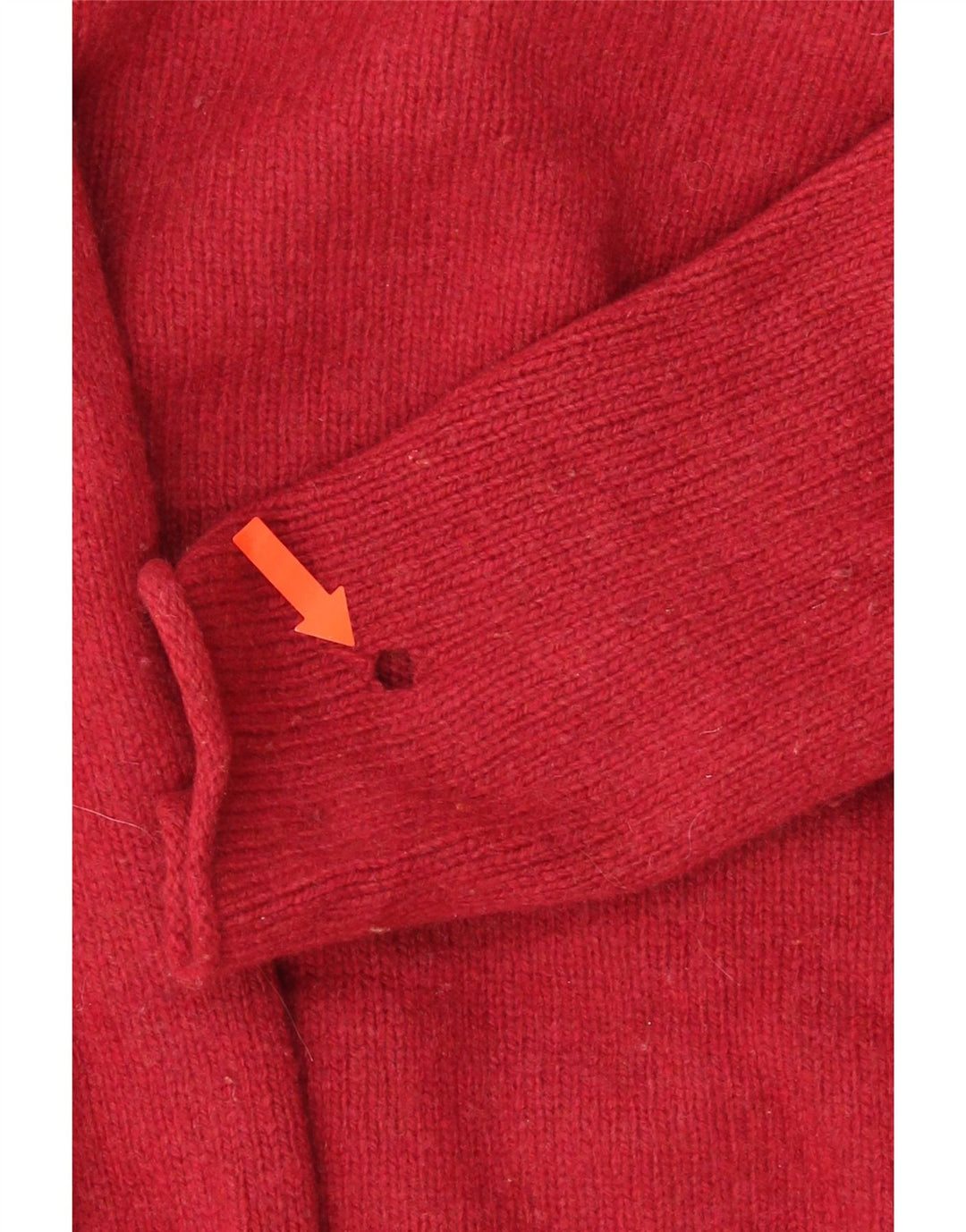 Jigsaw Womens Roll Neck Jumper Sweater UK 12 Medium Red Lambswool