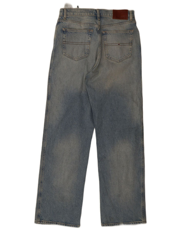 Tommy Hilfiger Womens Mid Rise Loose Jeans W27 L30 Blue Cotton