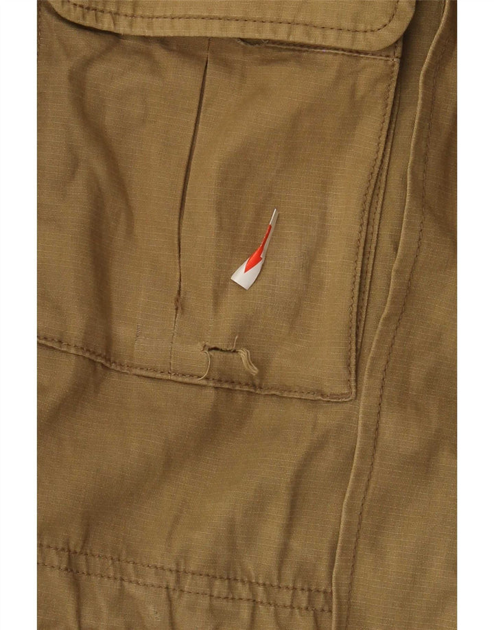 Giacca da uomo con cappuccio Timberland UK 36 piccola in cotone kaki