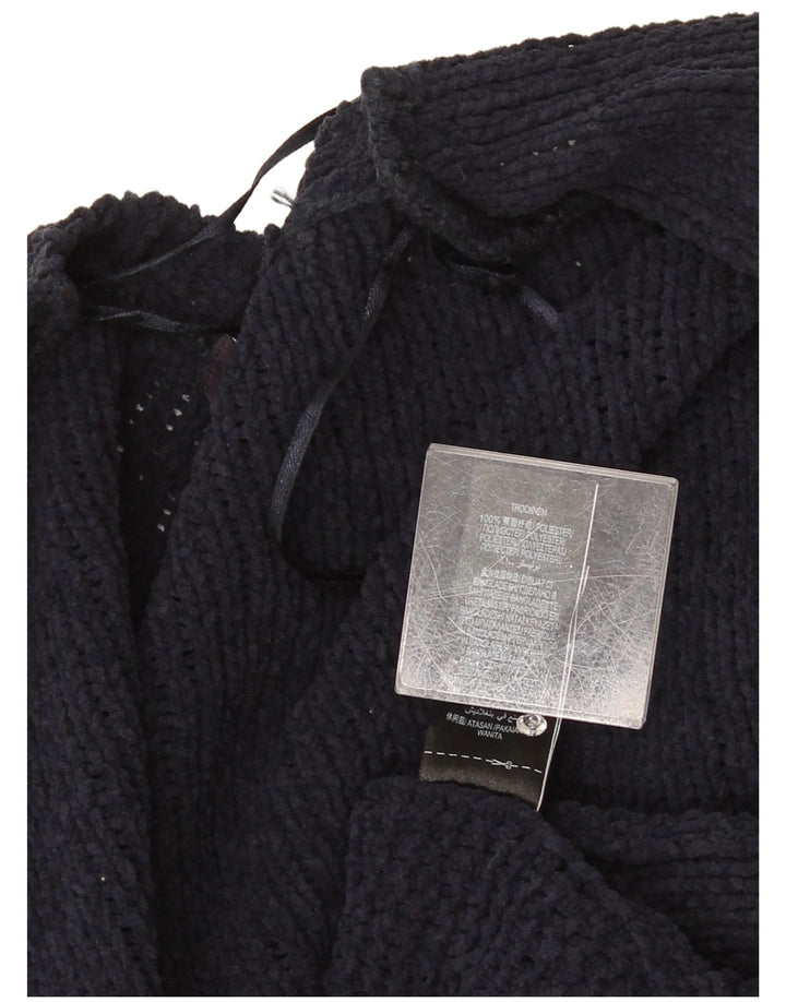 Maglione cardigan aperto da donna Marks & Spencer UK 14 medio blu navy