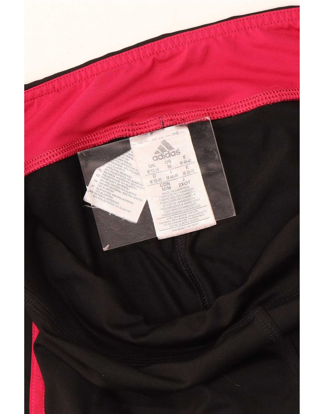 Leggings Adidas Climalite Capri da donna UK 12/14 Poliestere nero medio