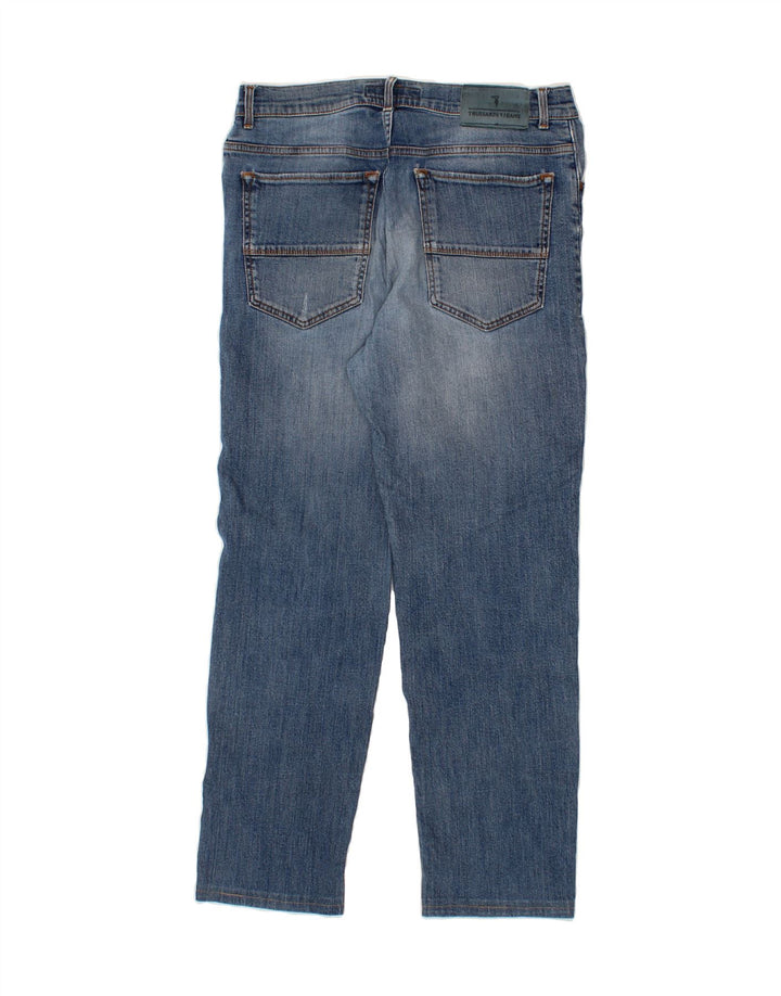 TRUSSARDI Mens Slim Jeans W36 L30  Blue Vintage Trussardi and Second-Hand Trussardi from Messina Hembry 