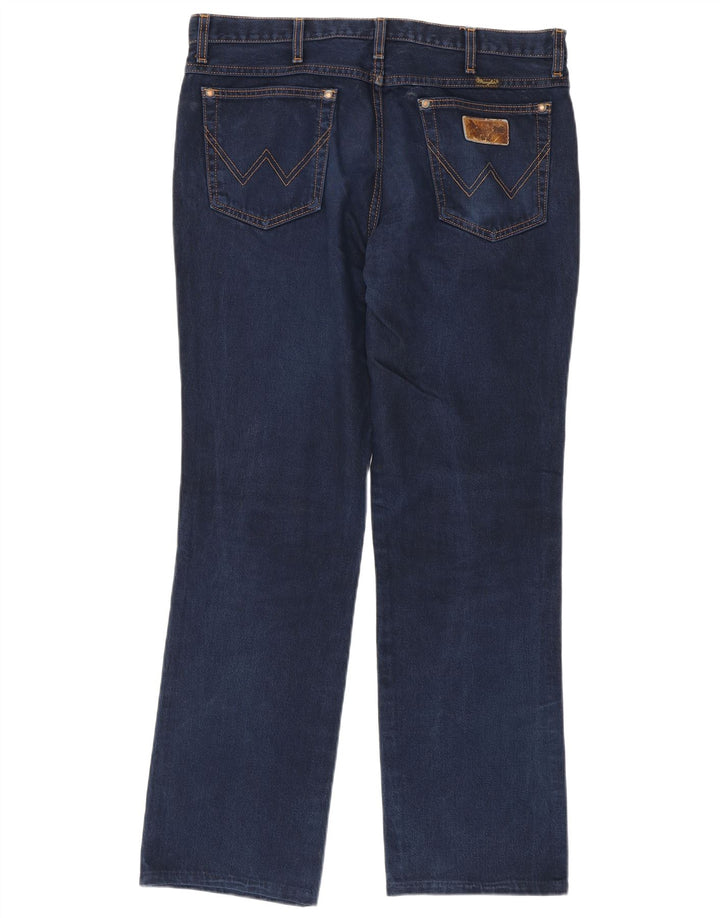 Jeans dritti Evolution da uomo Wrangler W36 L32 cotone blu navy