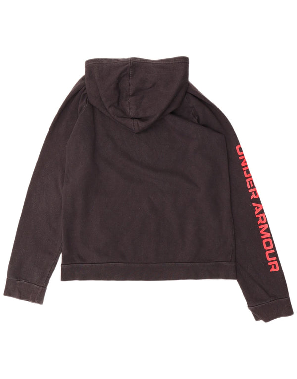 Felpa con cappuccio da ragazzo Under Armour 13-14 anni XL Nera