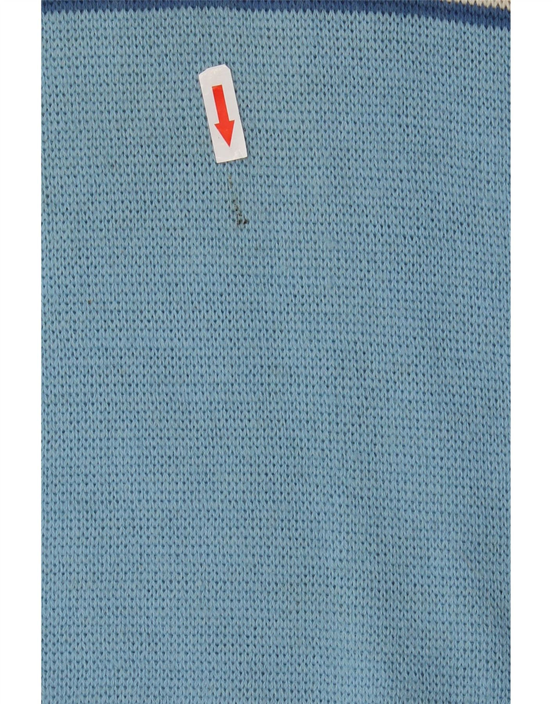 Maglione vintage da uomo girocollo IT 48 piccolo blocco colore blu