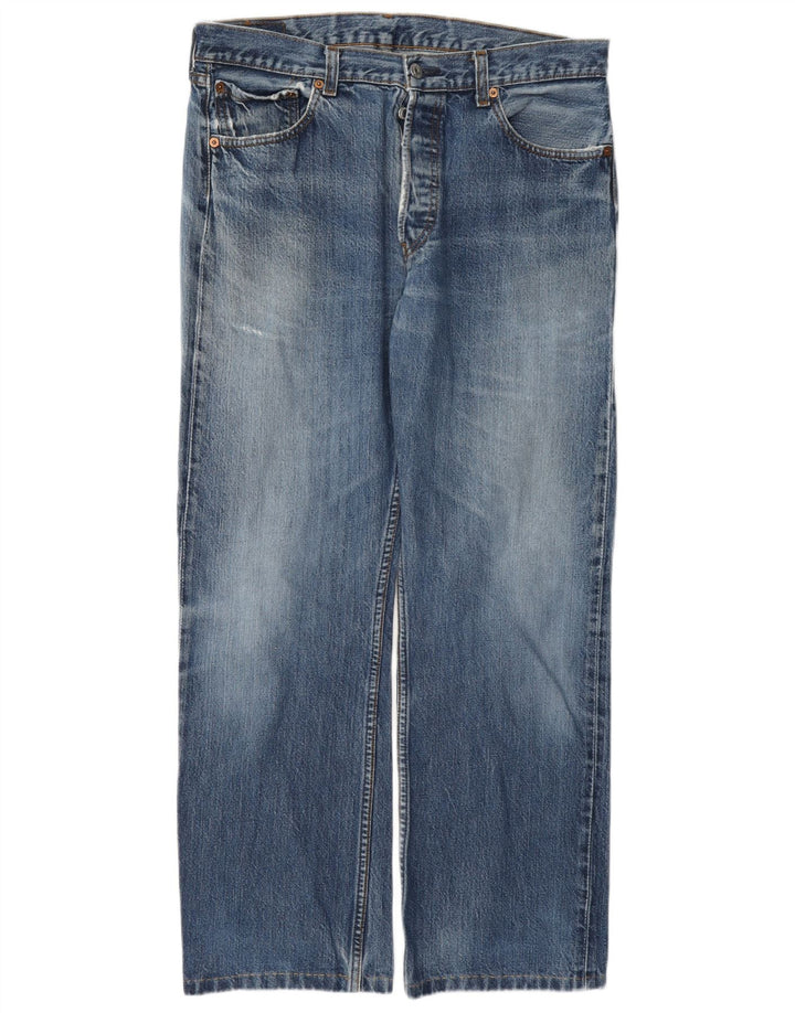 Levi's Uomo 501 Jeans dritti W34 L30 Blu