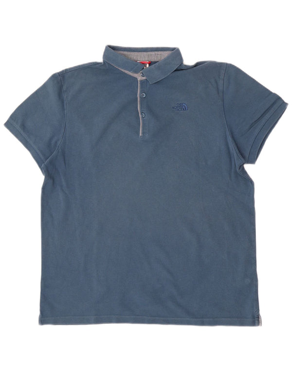 Polo da uomo The North Face XL in cotone blu