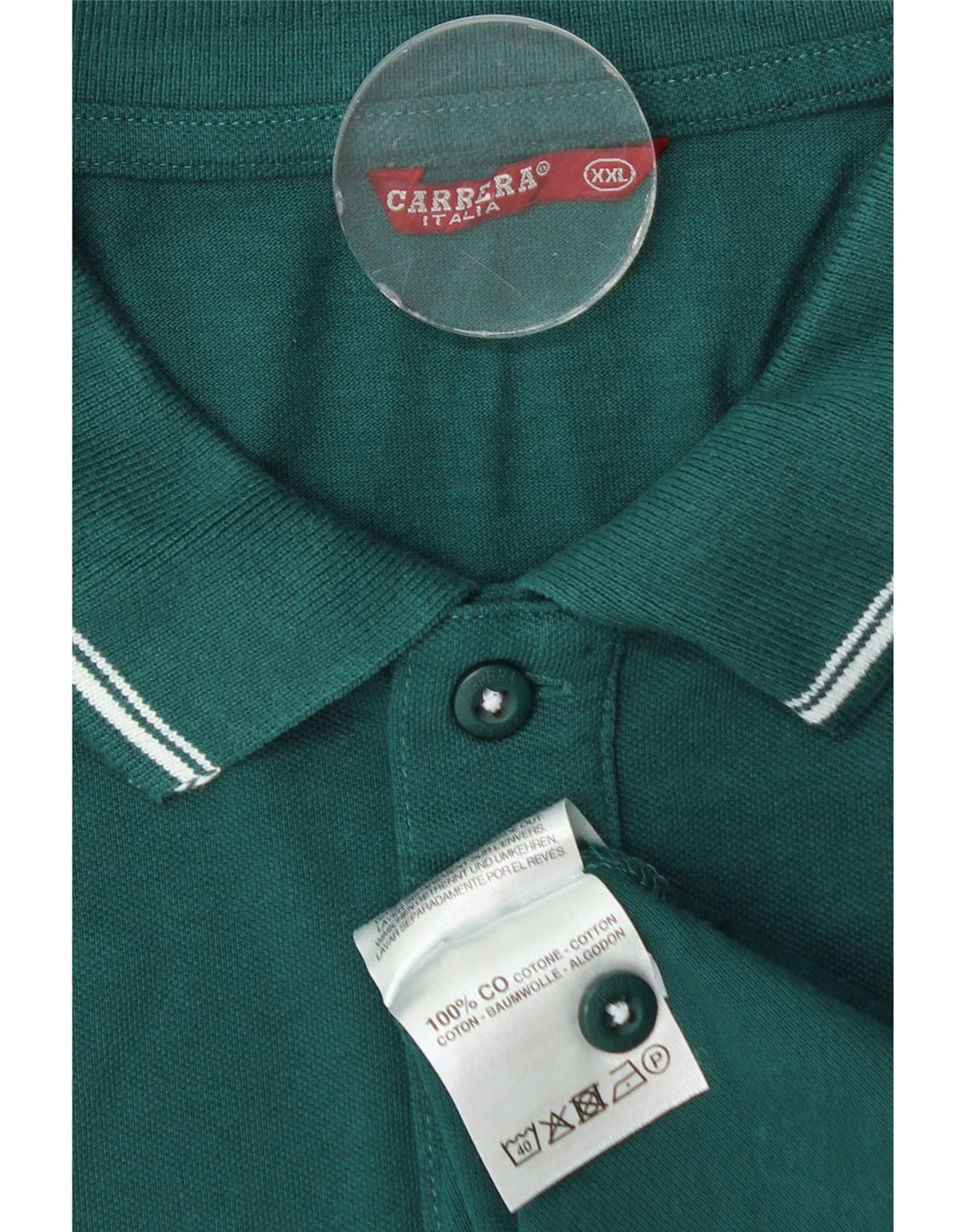 Polo da uomo Carrera 2XL cotone verde