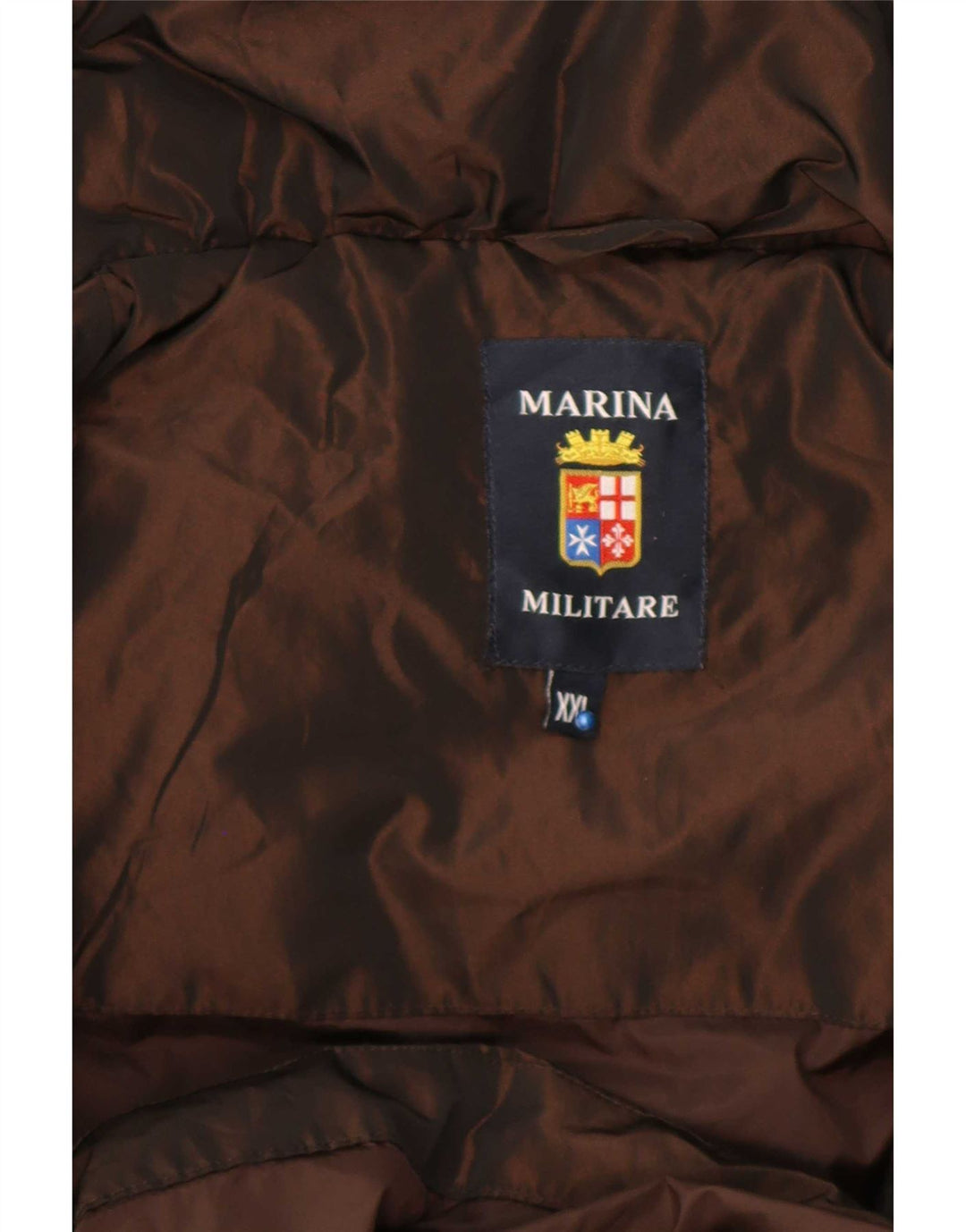 Cappotto imbottito da donna Marina Militare UK 20 2XL Poliestere marrone