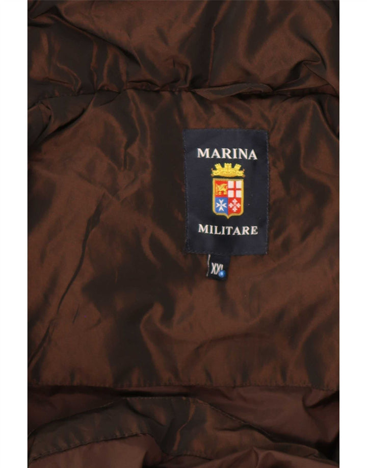 Cappotto imbottito da donna Marina Militare UK 20 2XL Poliestere marrone