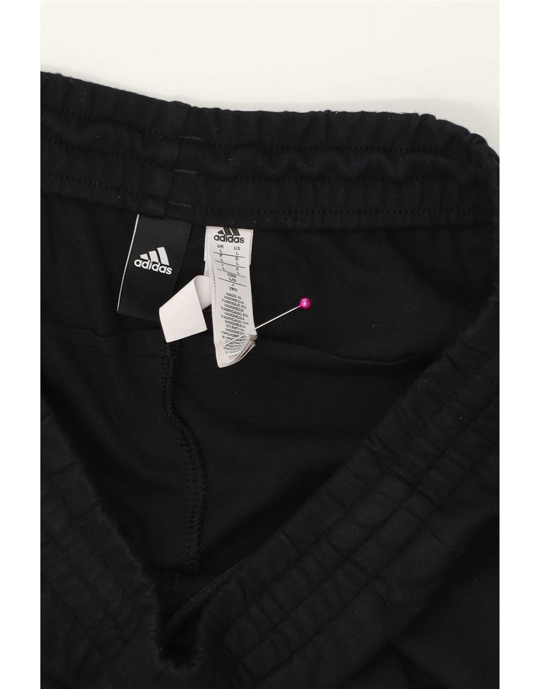 Pantaloni da tuta da uomo Adidas Large in cotone nero