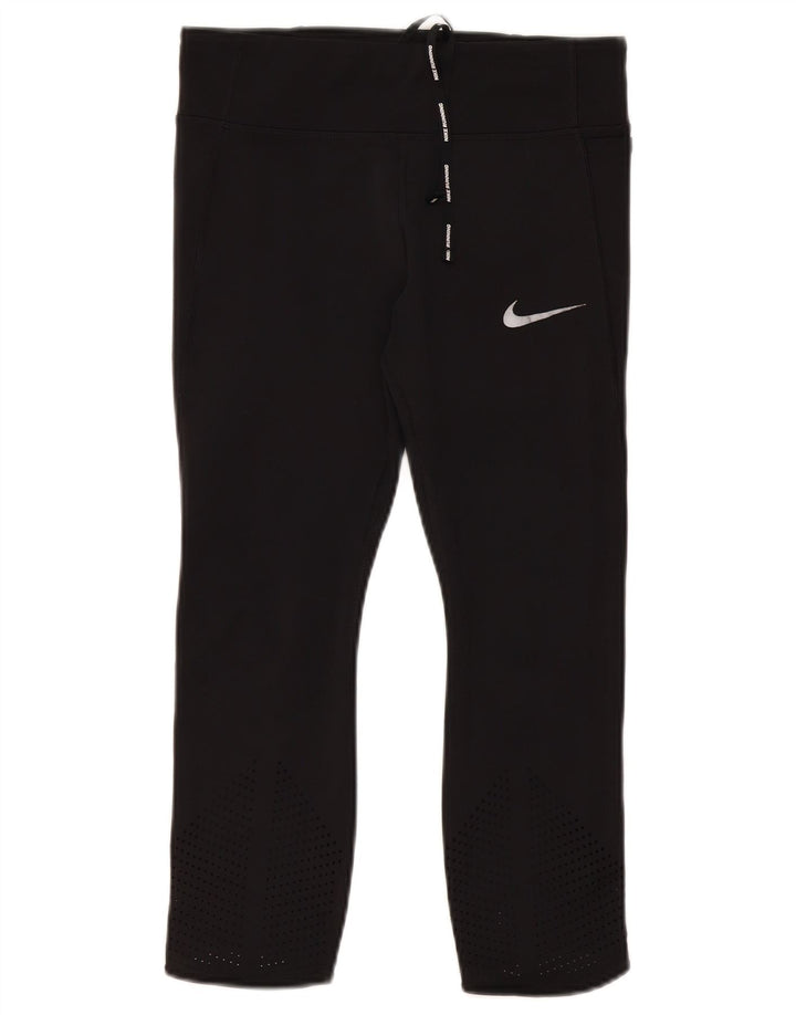 Leggings Nike Dri Fit Capri da donna UK 12 medio nero