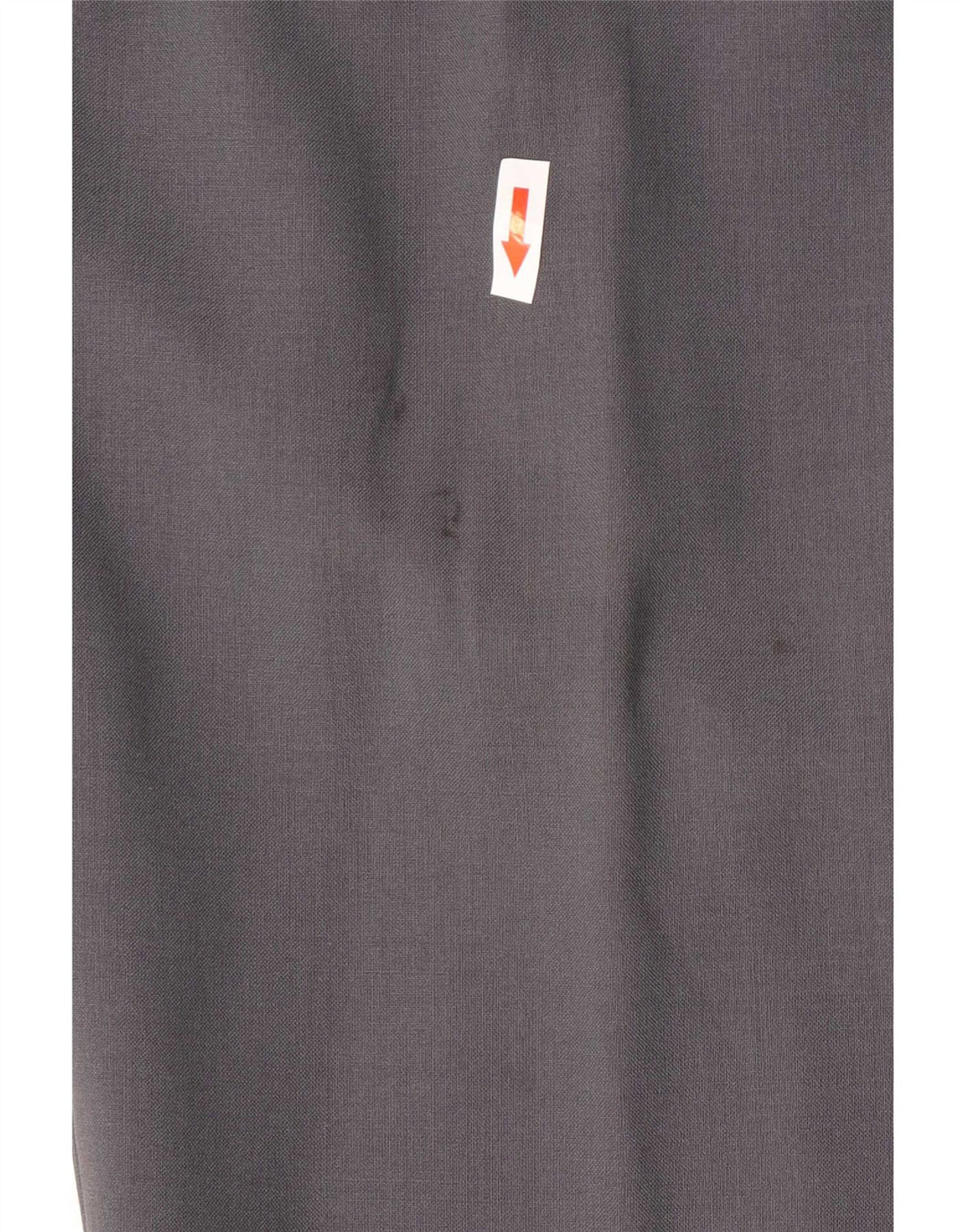Pantaloni da abito dritti da uomo Marks & Spencer W36 L29 lana vergine grigia