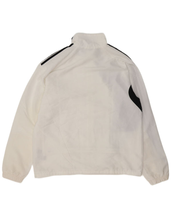 Giacca da tuta da uomo ADIDAS UK 46/48 XL Poliestere color block bianco