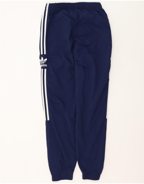 Pantaloni da tuta da uomo Adidas Joggers piccoli in poliestere blu navy