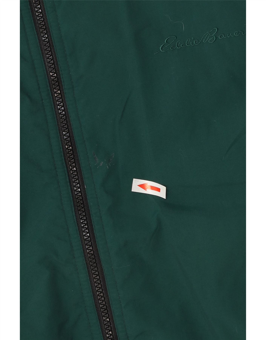 Giacca a vento bomber da uomo Eddie Bauer UK 40 grande poliestere verde