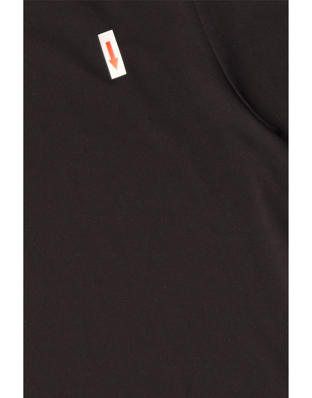 Polo Adidas Climalite da uomo grande in poliestere nero