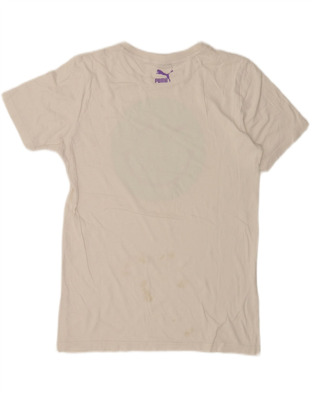 T-shirt grafica da uomo Puma Small bianca