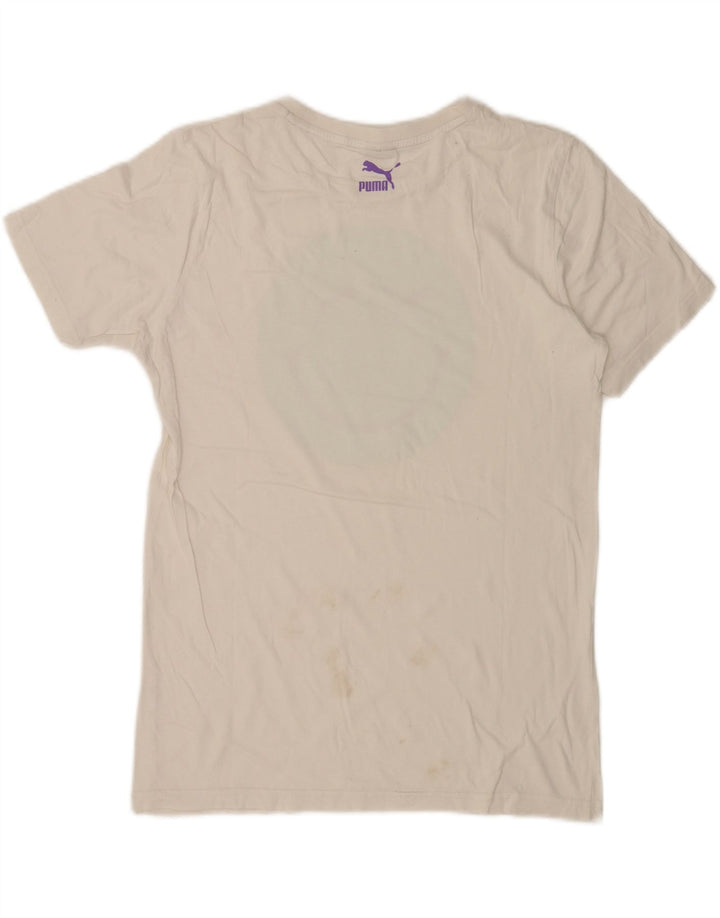 T-shirt grafica da uomo Puma Small bianca