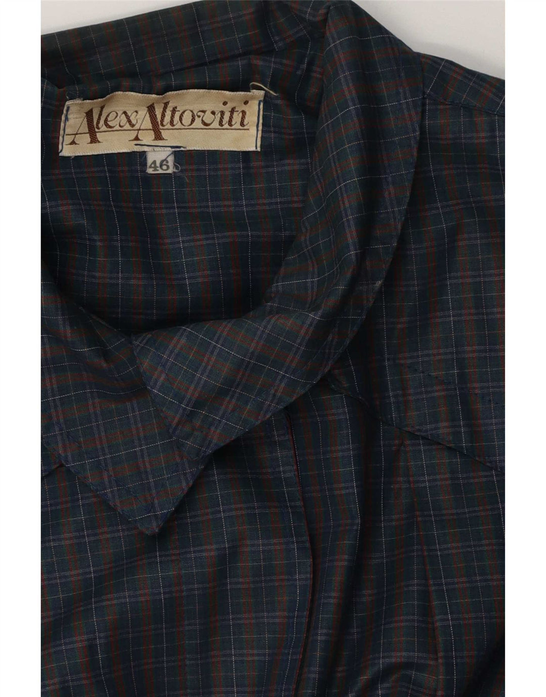Impermeabile oversize da donna Alex Altoviti IT 46 Large Navy Check
